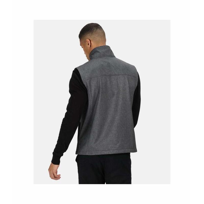 Heren Flux Marl Softshell Body Warmer (Grijze Mergel)