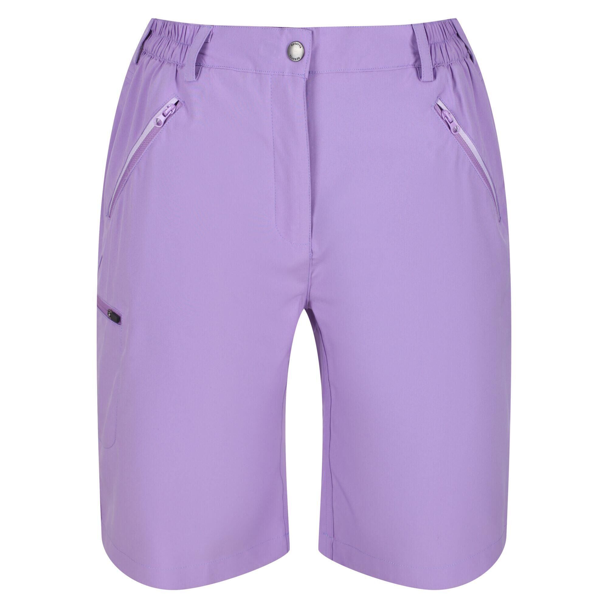 REGATTA Womens/Ladies Xert Stretch Shorts (Light Amethyst)