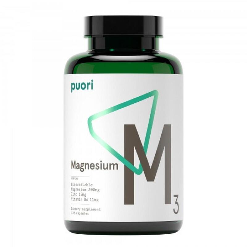 Puori M3 - Magnésio 300mg (Complexo Vegan)