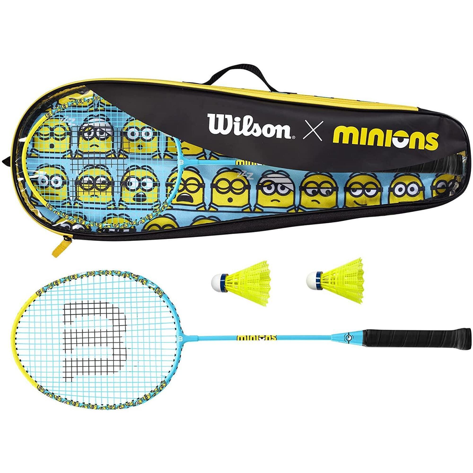 WILSON Wilson Minions Junior 2.0 Badminton 2 Player Set