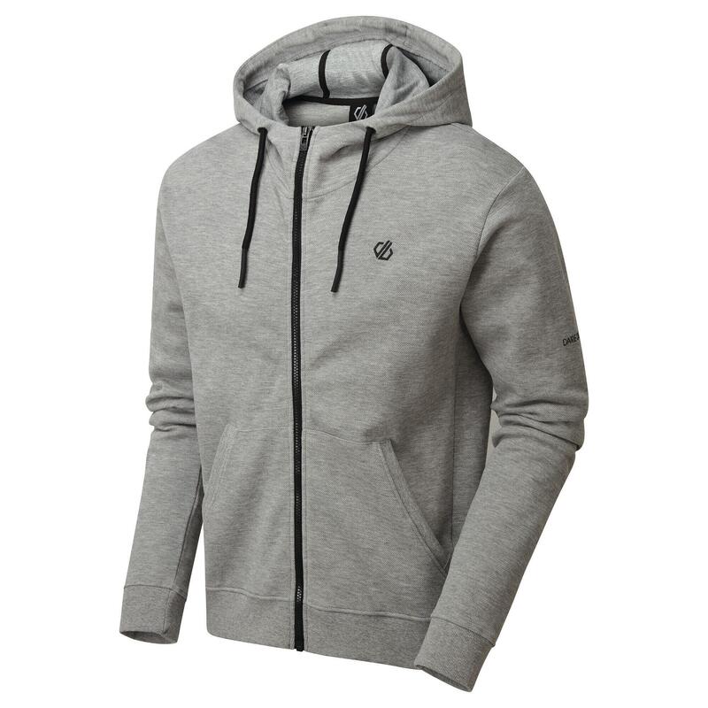 Trainingsjacke Modulus Hoodie Fitness/Gym Herren Ash Grey Atmungsaktiv DARE 2B