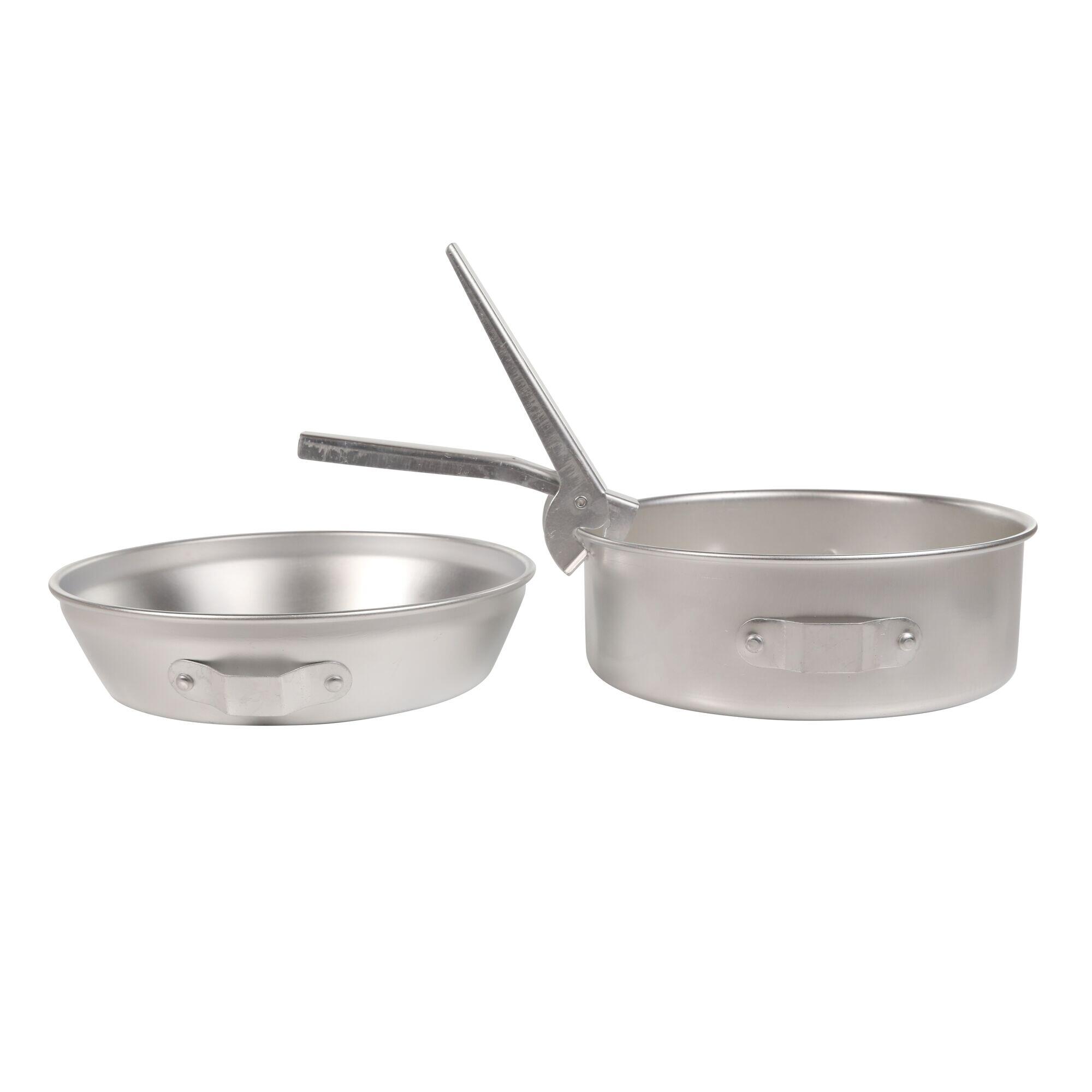 Compact Adults' Camping Cookset - Silver 4/5