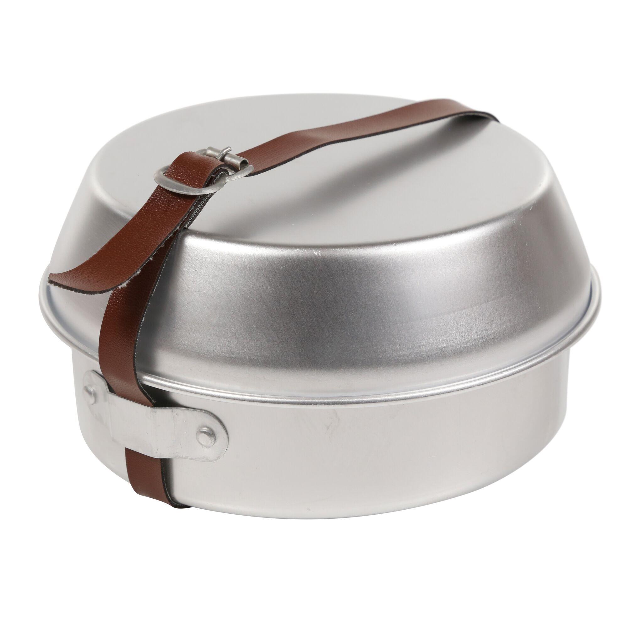Compact Adults' Camping Cookset - Silver 5/5