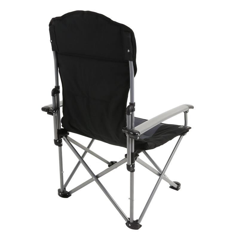Forza Adults' Camping Chair Black Seal Grey REGATTA Decathlon