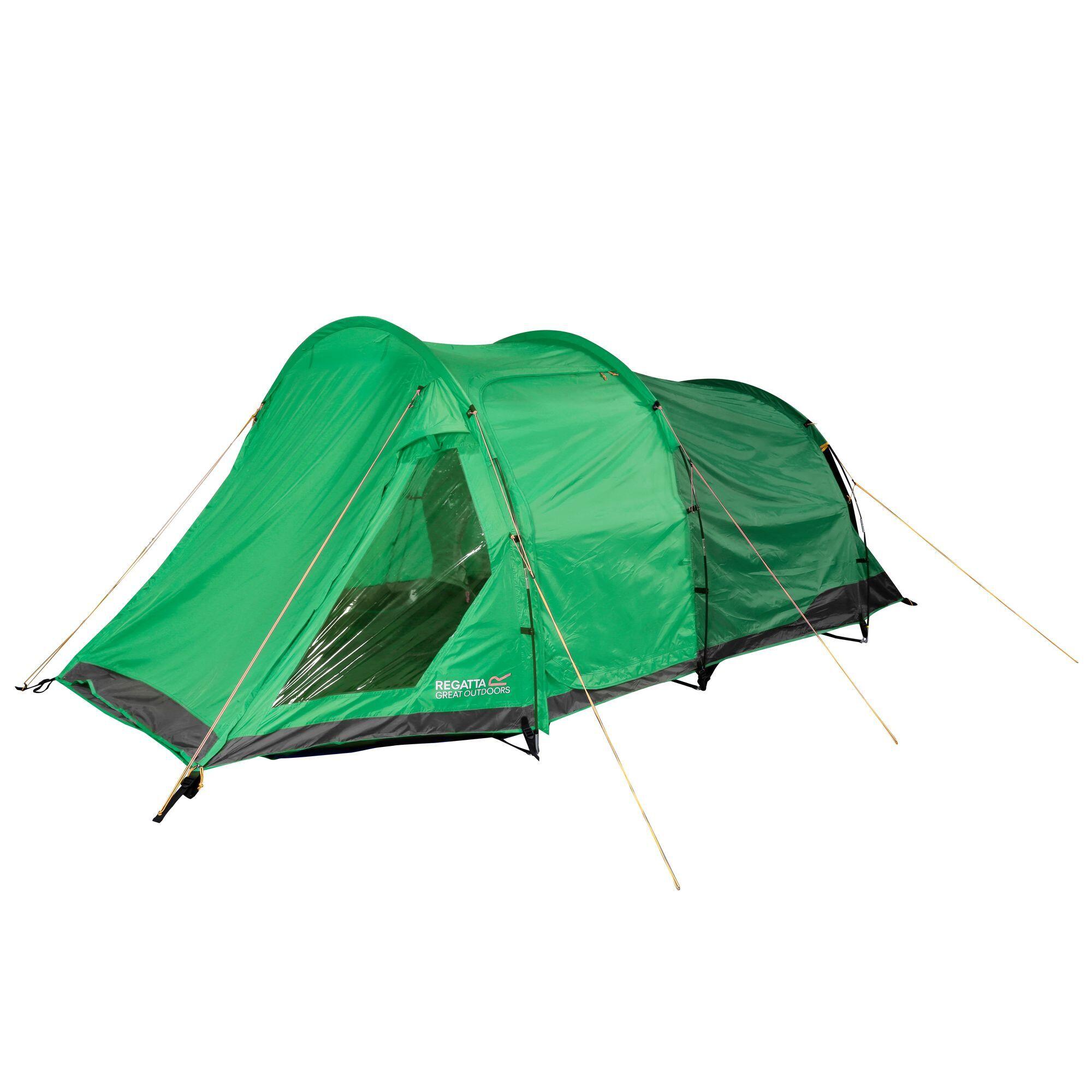 Vester 4-Man Adults' Camping Tent - Extreme Green 1/5