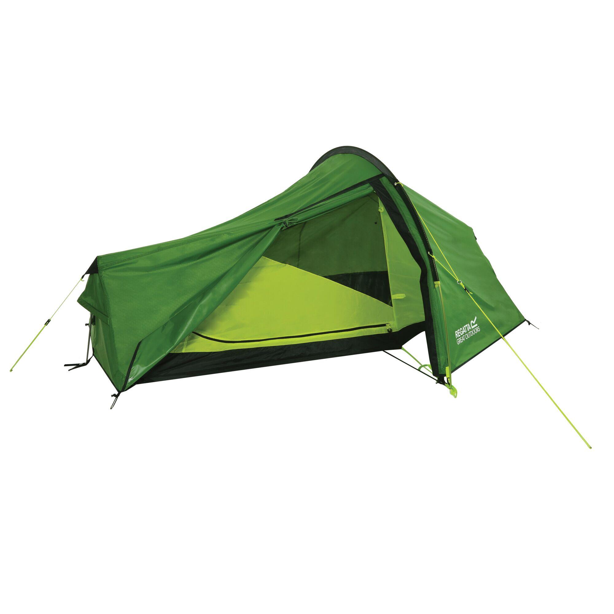 Montegra 2-Man Adults' Camping Tent - Alpine Forest 1/7