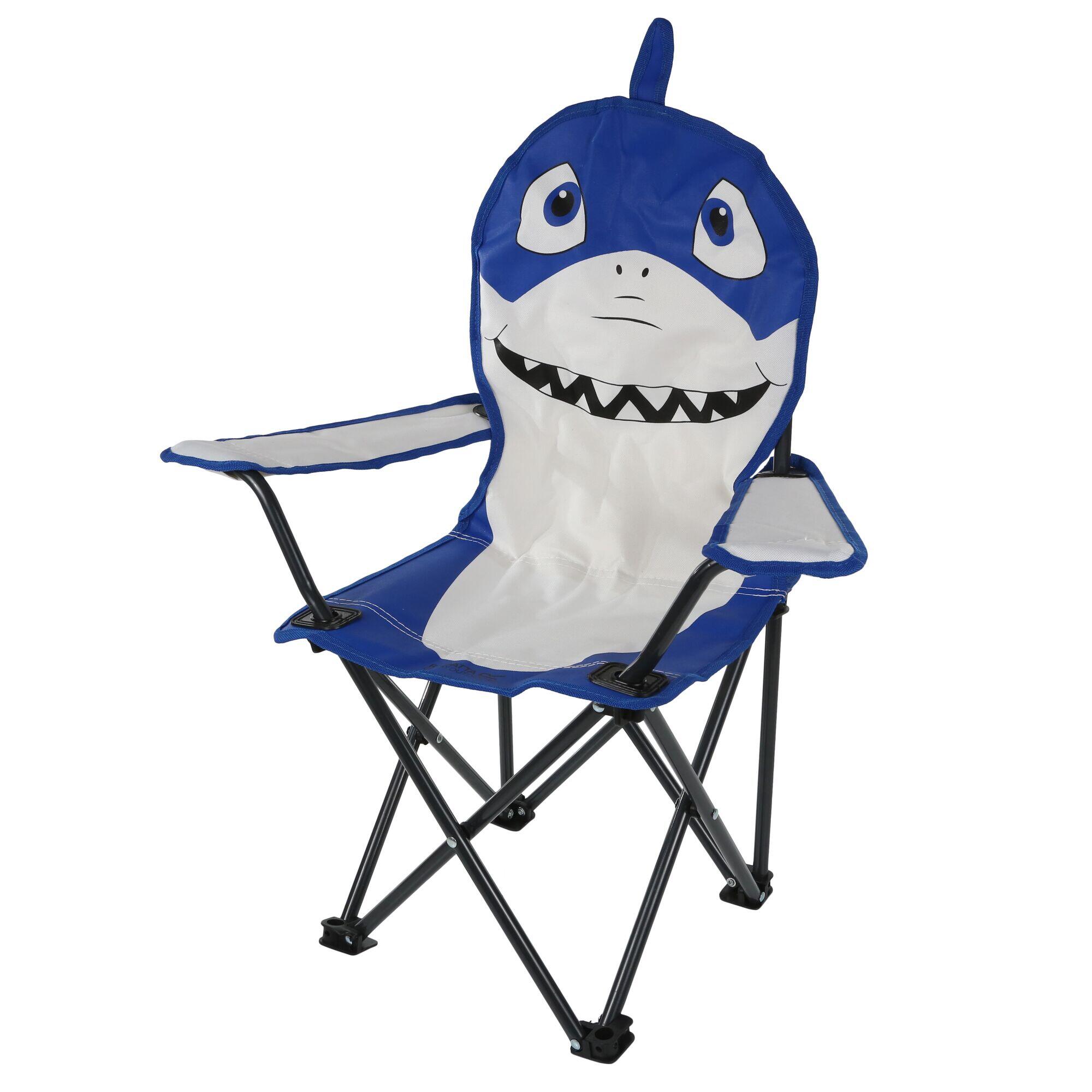 Animal Kids' Camping Chair - Shark Nautical Blue 2/5