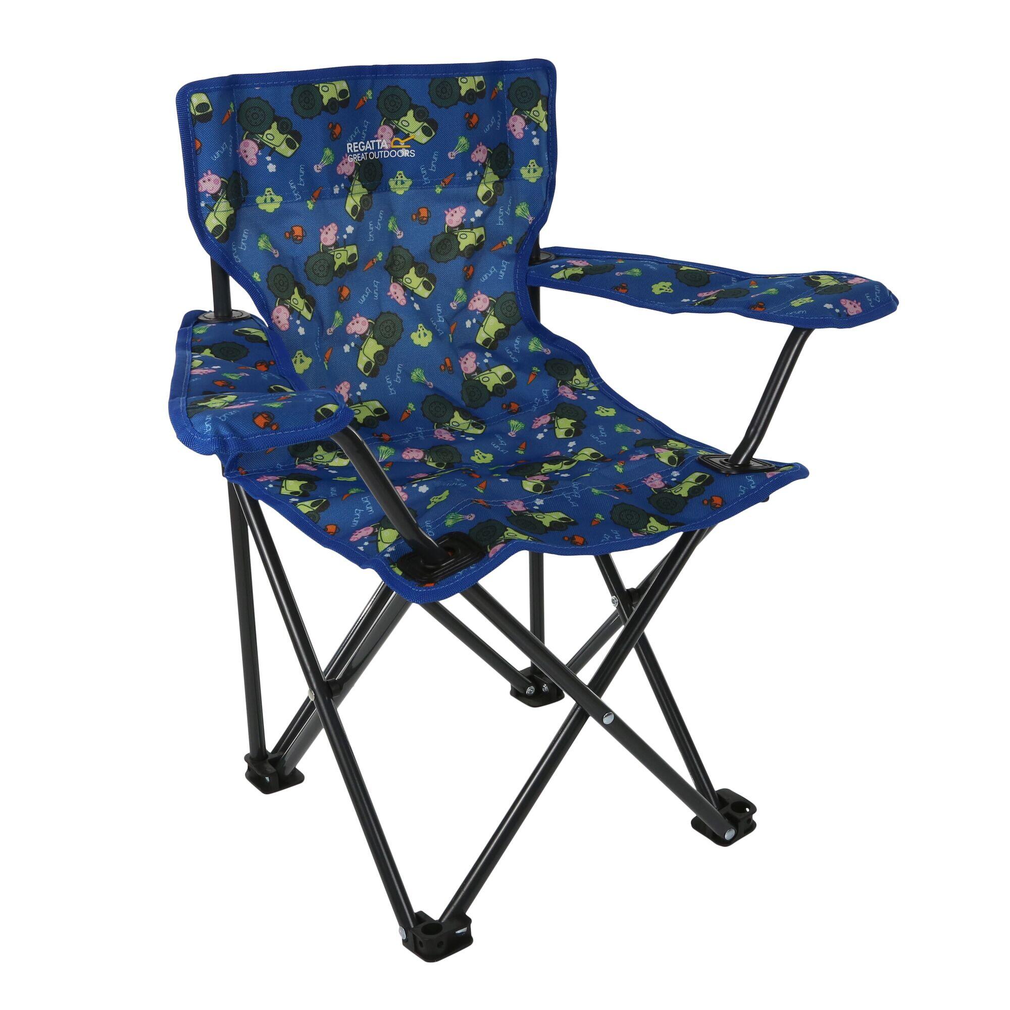 Peppa Pig Kids' Camping Chair - Blue Tractor 4/5