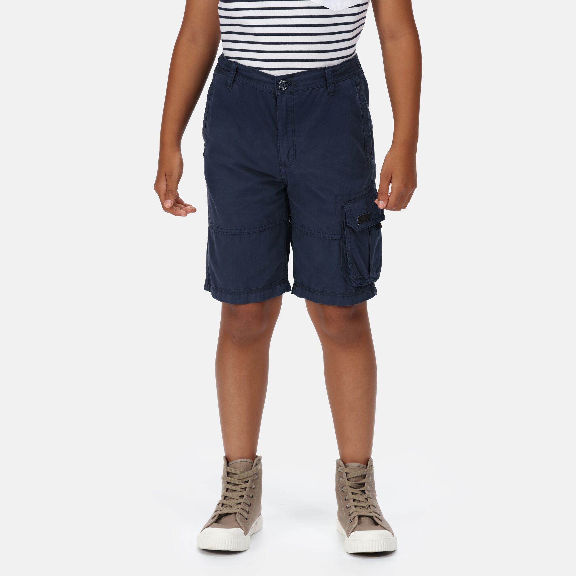 Shorewalk Kids Walking Cargo Shorts - Navy 1/5