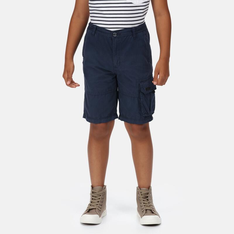 Shorewalk Walking-Cargoshorts für Kinder - Marineblau