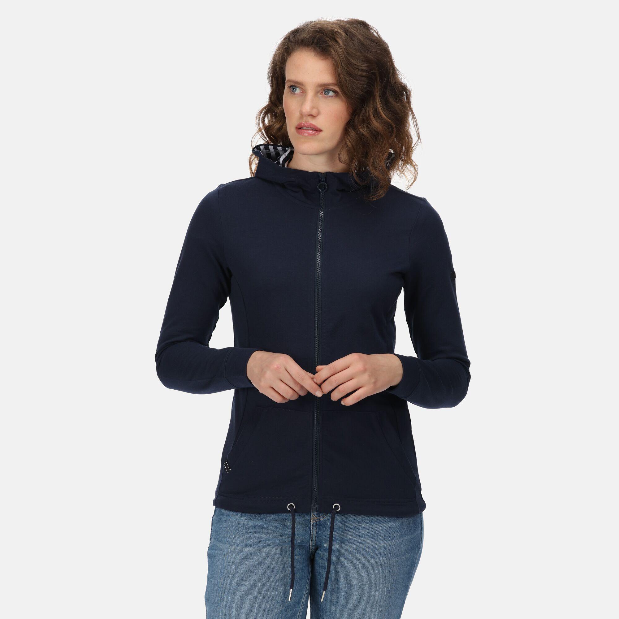 Bayarma Women's Walking Full Zip Hoodie - Navy 5/5