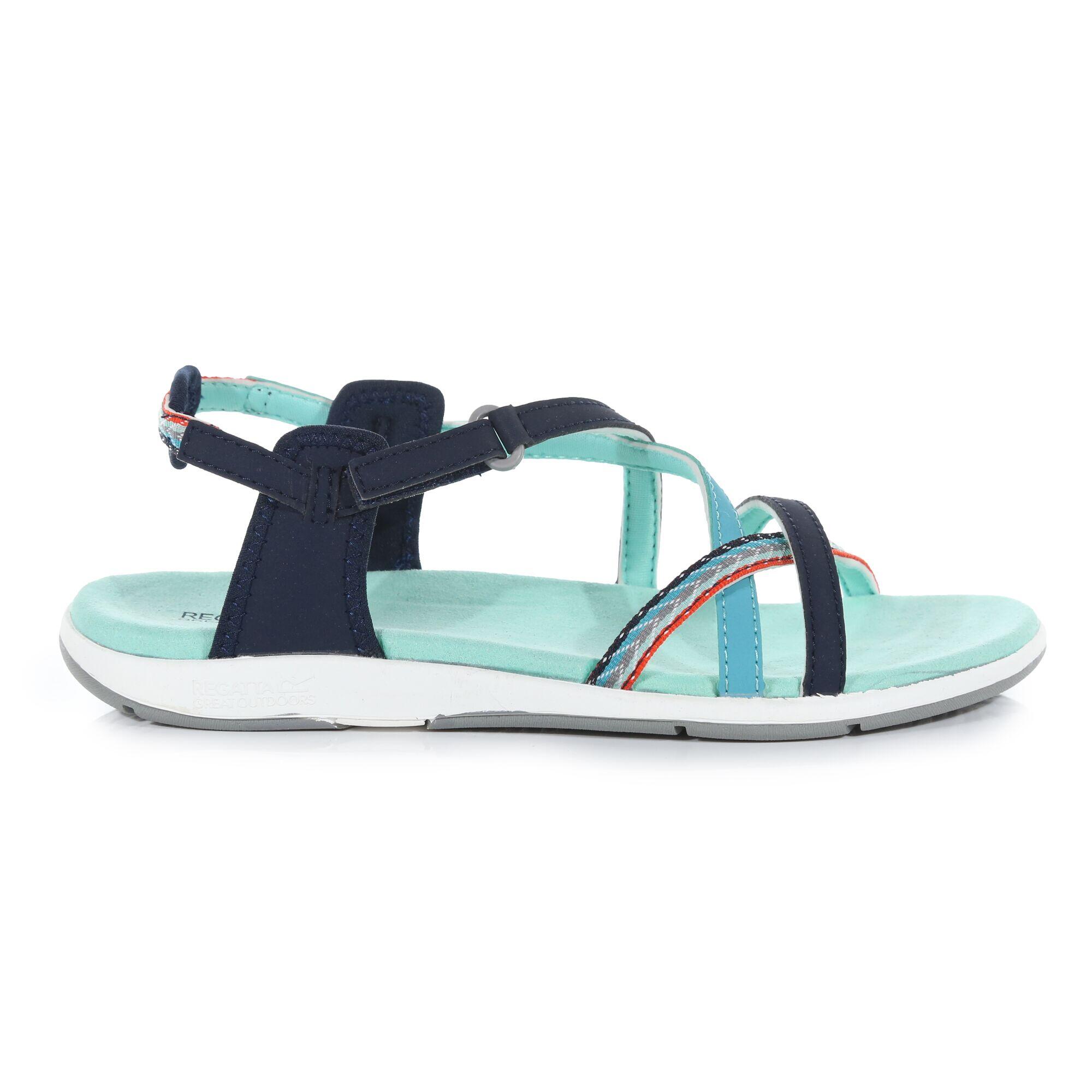 Lady Santa Roma Women's Walking Strap Sandals - Ocean Navy 2/5