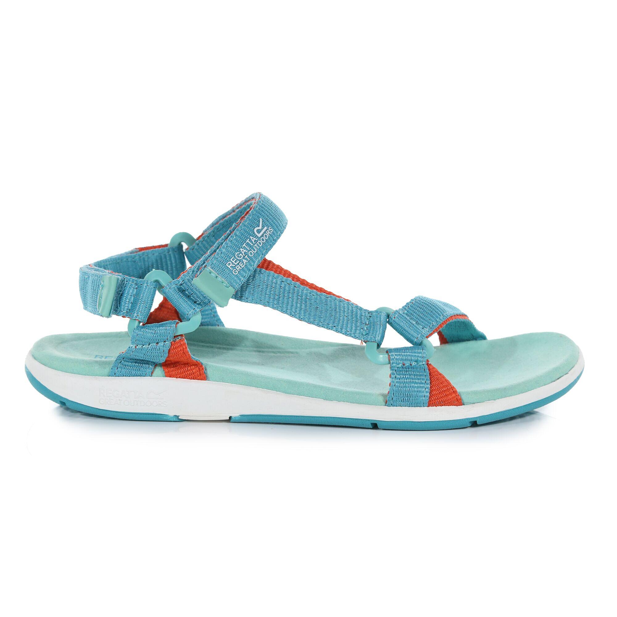 Womens/Ladies Santa Sol Sandals (Turquoise/Crayon) 4/5