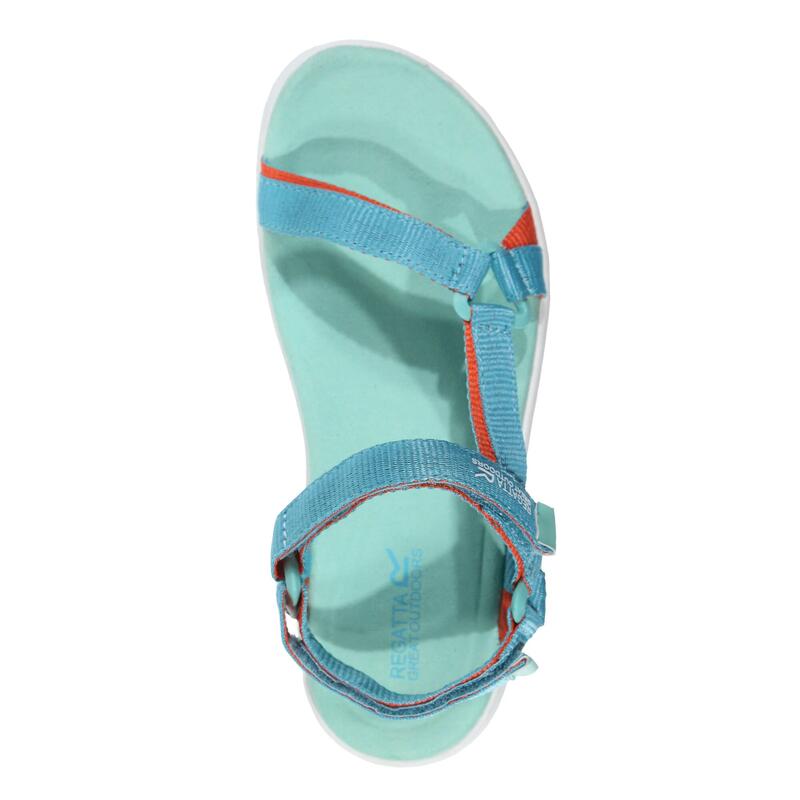 Lady Santa Sol Sandales de marche pour femme - Bleu clair