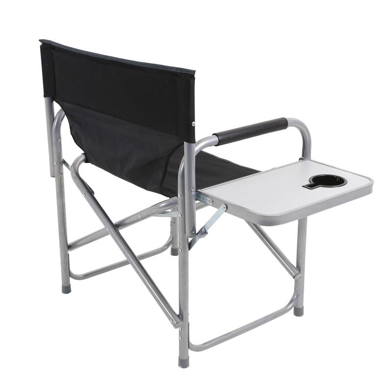 Sedile Chaise de metteur en scène de camping pour adulte - Noir