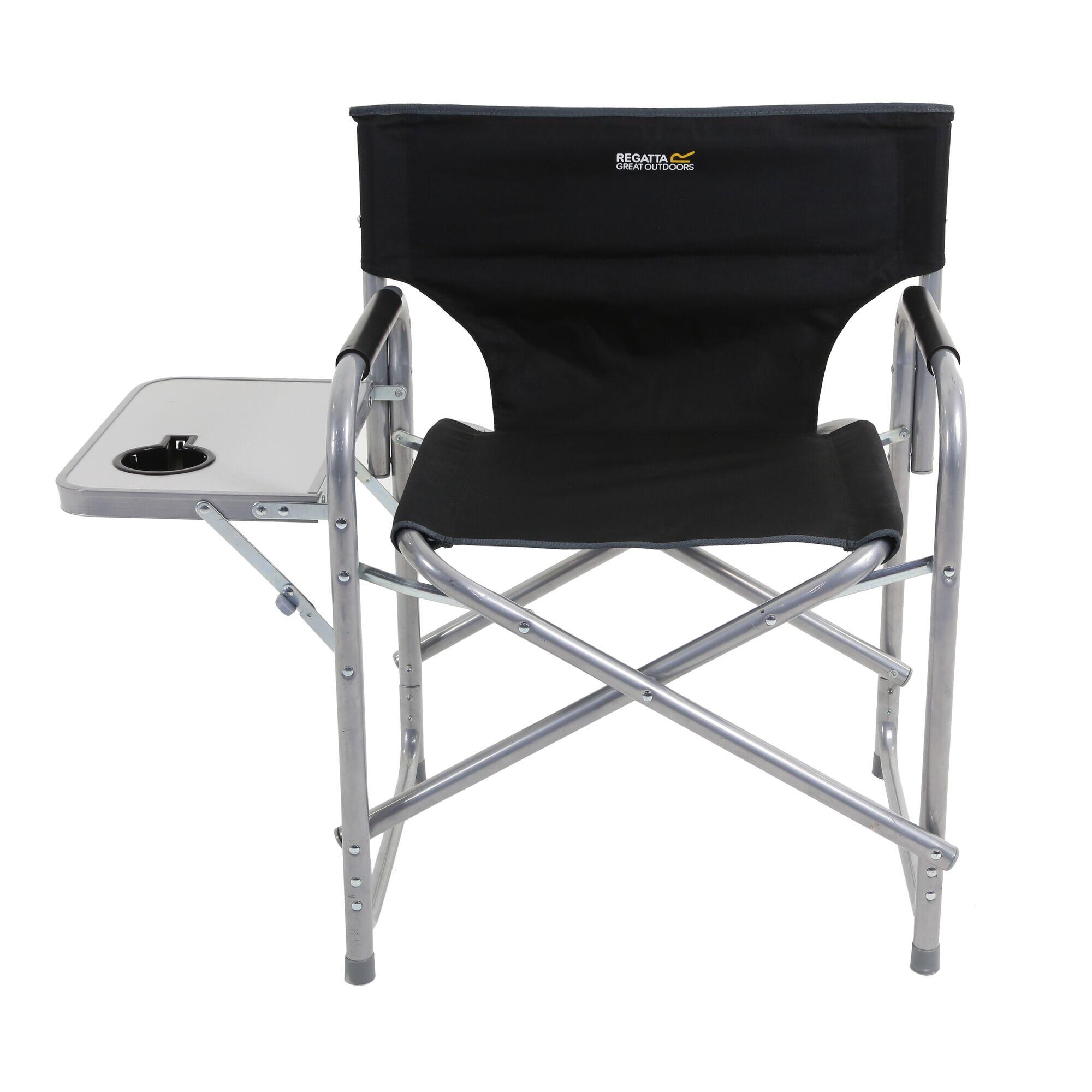 Sedile Chaise de metteur en scène de camping pour adulte - Noir 3/6