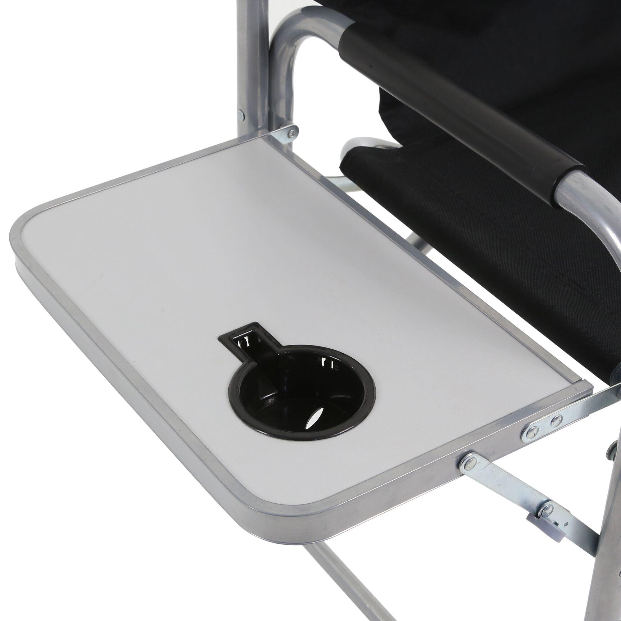 Sedile Chaise de metteur en scène de camping pour adulte - Noir 4/6