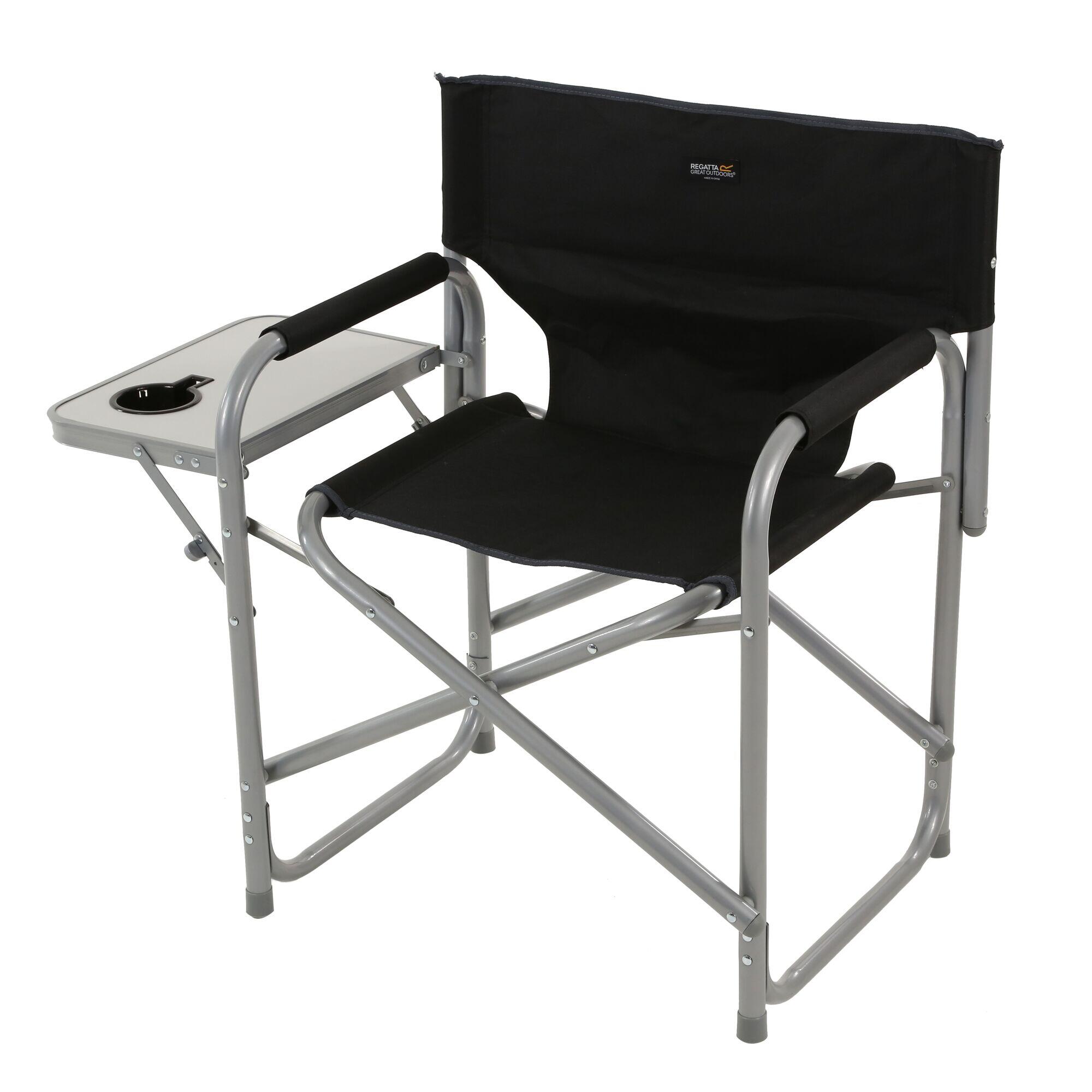 Sedile Adults' Camping Directors Chair - Black Seal Grey 1/5