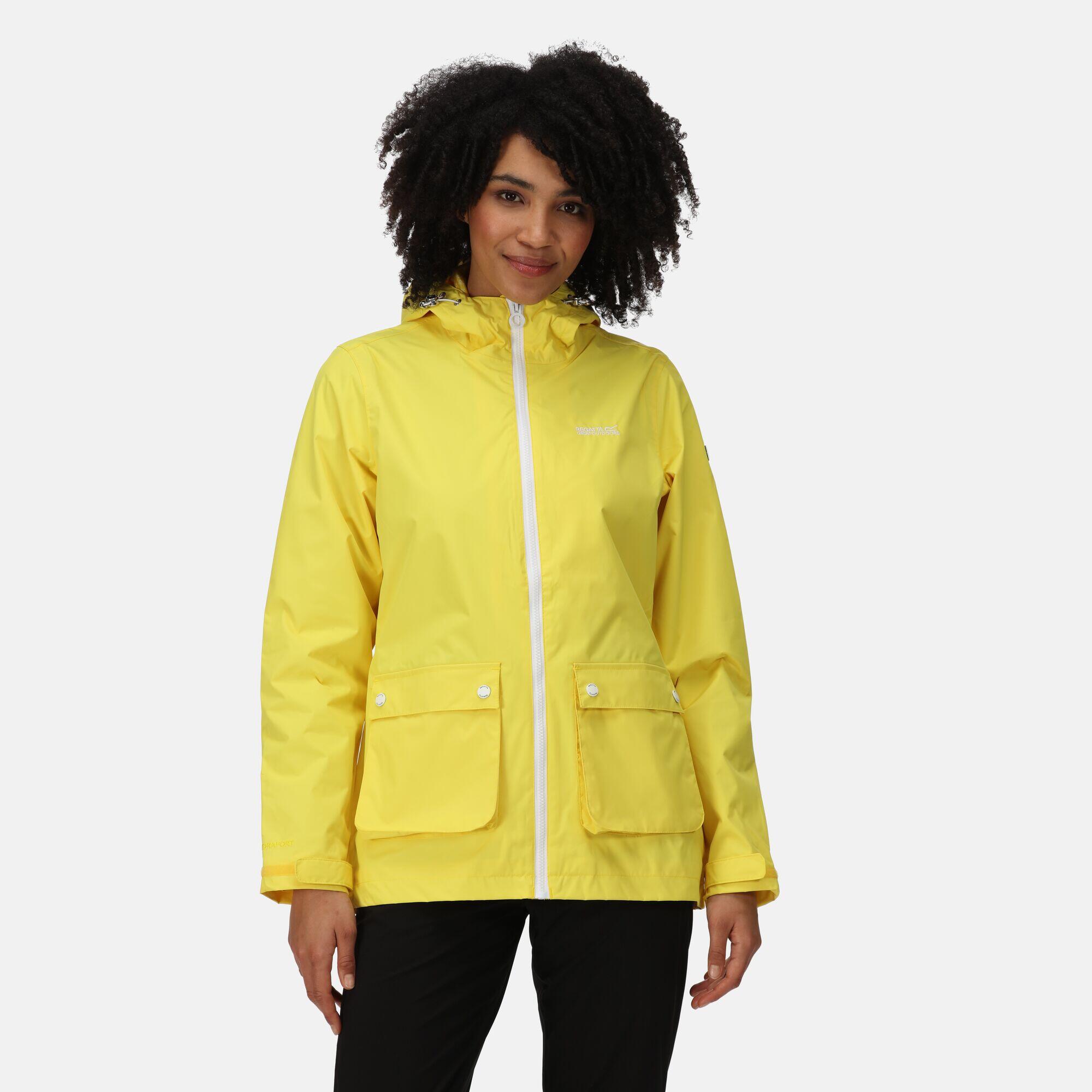 Baysea Veste De Marche À Capuche Pour Femme - Jaune
