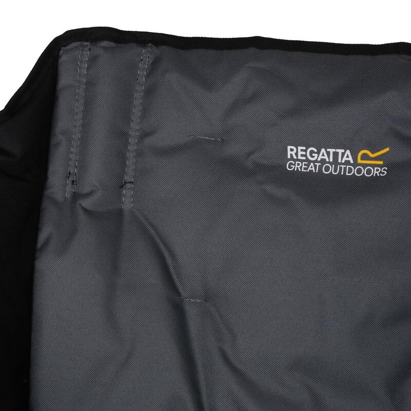 Navas Adults' Camping Chair Black Seal Grey REGATTA Decathlon