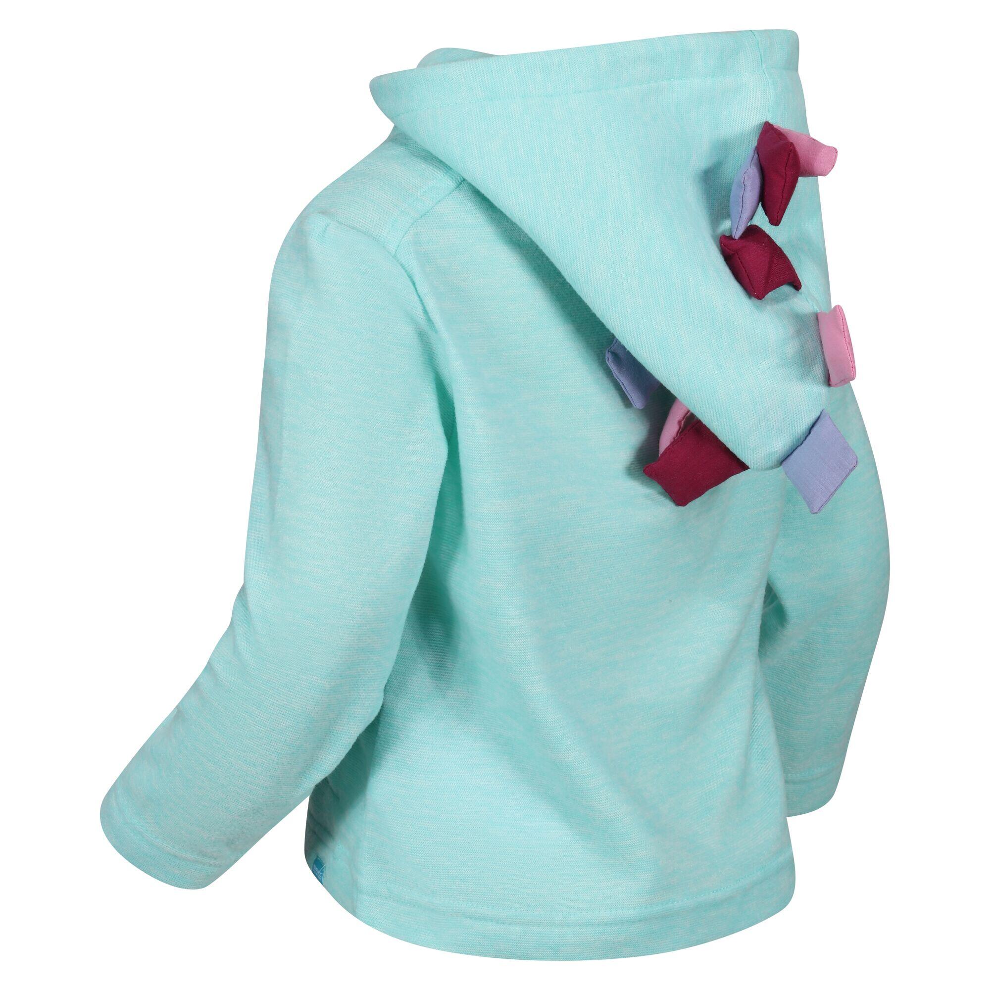 Baby Girls Peppa Pig Marl Hoodie (Aruba Blue) 3/5