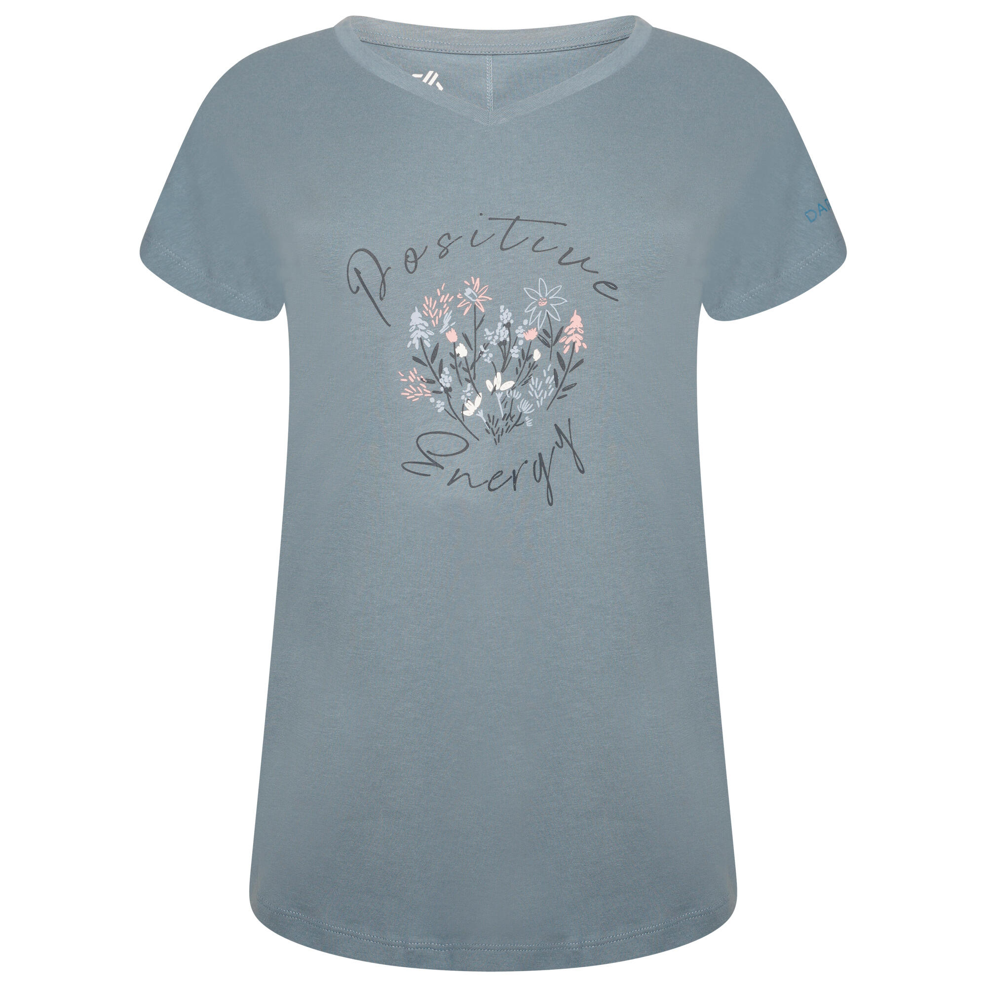 Moments II Women's Fitness Short Sleeve T-Shirt - Blue Stone 5/5