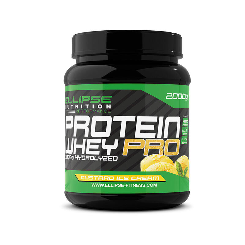 PROTEIN WHEY PRO 100% Hydrolyzed 2Kg Custard Ice Cream