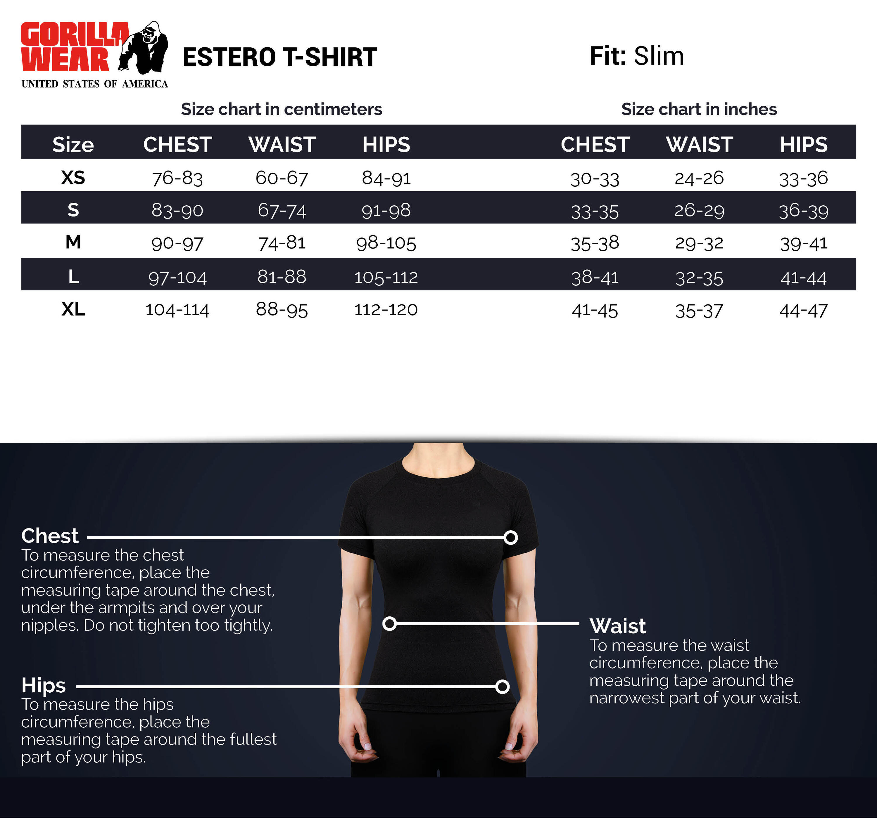 Camiseta de mujer Gorilla Wear Estero 5/6