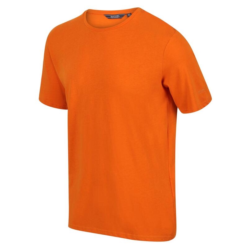 Tait T-shirt Fitness à manches courtes pour homme - Orange