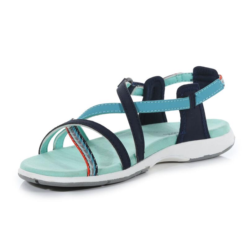 Lady Santa Roma Walkingsandalen mit Riemen für Damen - Marineblau