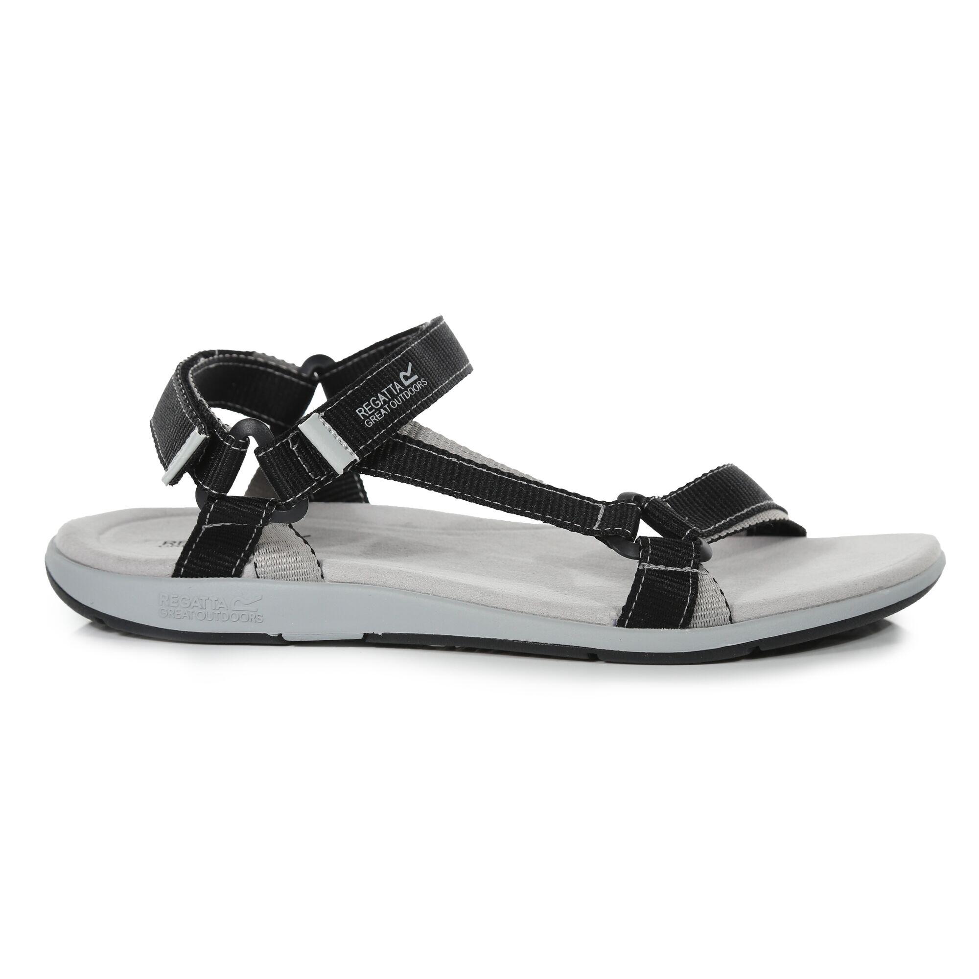 Lady Santa Sol Women's Walking Sandals - Black / Grey 2/5