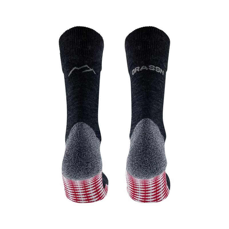 Merino Wandersocken Vohenstrauß Damen/Herren Atmungsaktiv halb-hoch DRASSN