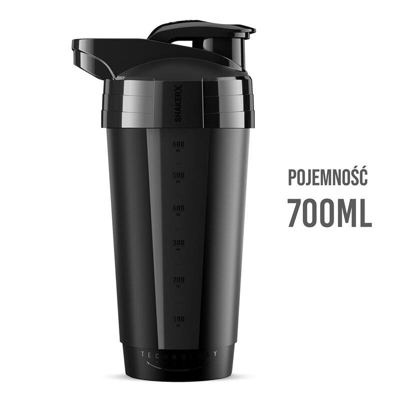 Bidon shaker NO10 600 ml czarny