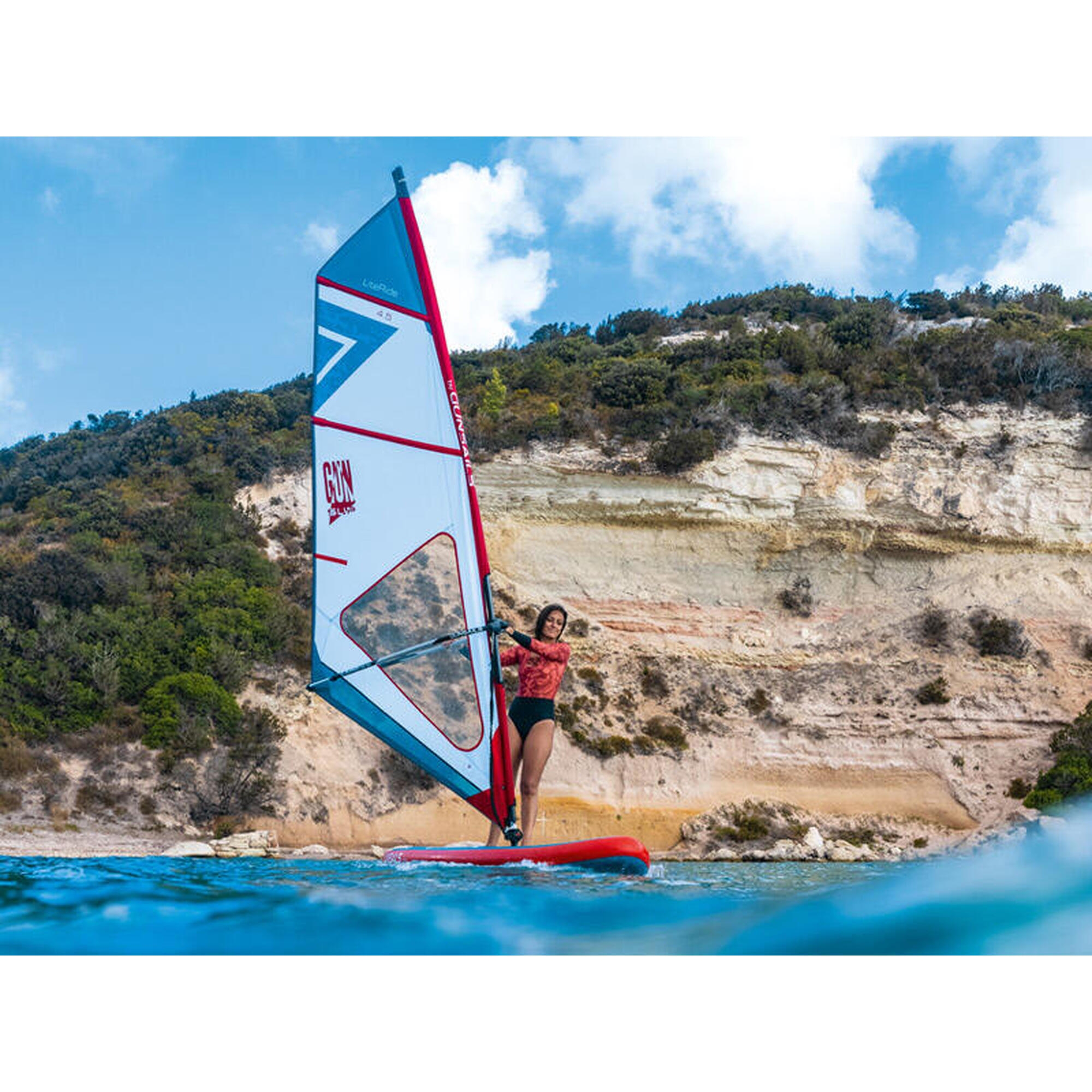 Gréement Wind Sup Discov'Air 11'4'' + Voile Lite Ride 5,5 m²