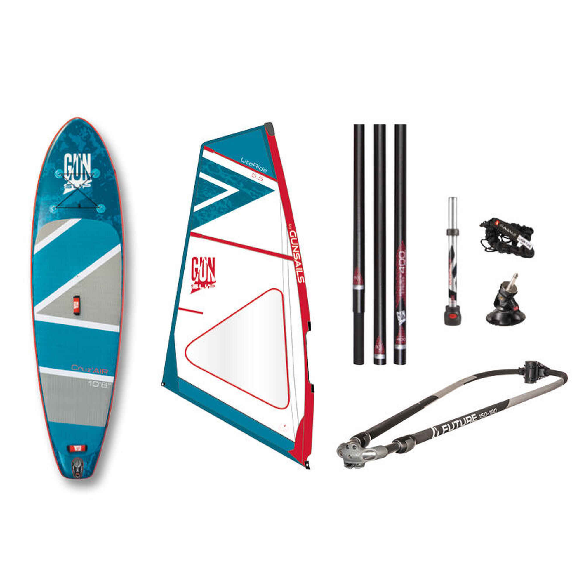 WindSup Set Cruz'Air 11'4'' + Lite Ride Segel 5.5 m²