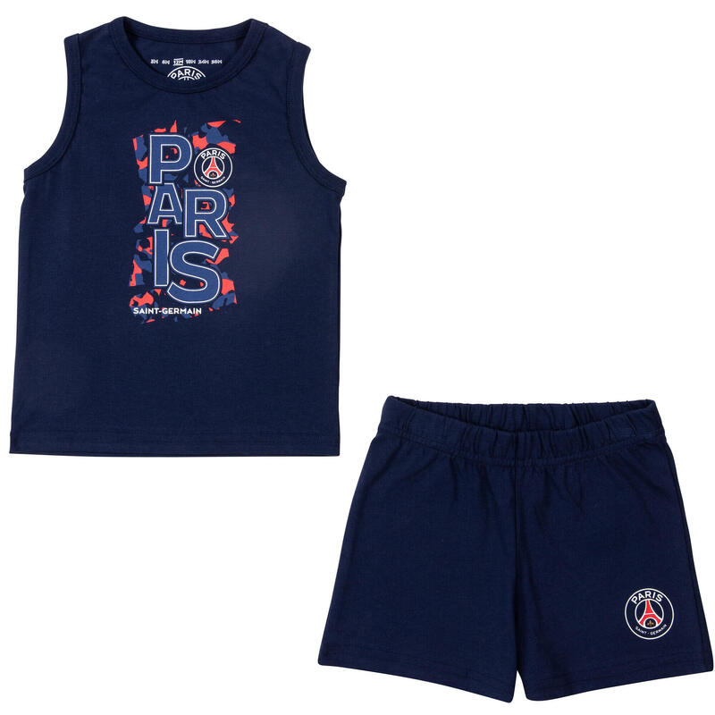 Set aus Baby-Top und -Shorts PSG 2022/23