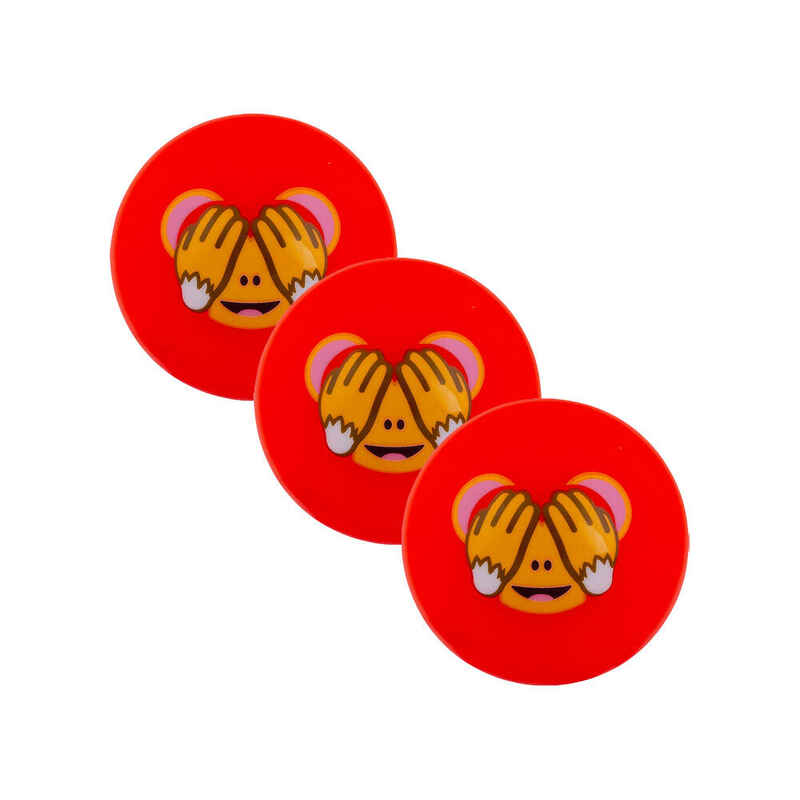 3er-Pack Hockeybälle Grays Emoji See No Monkey