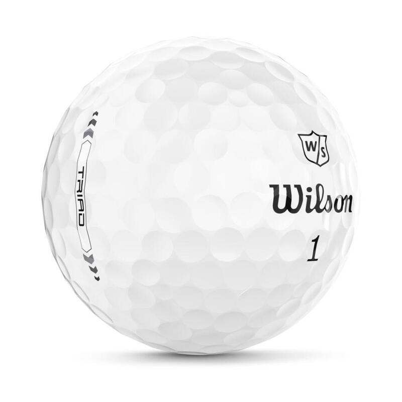 Packung mit 12 Golfbällen Wilson Triad