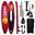 Set de tabla de SUP inflable - Stand Up Paddle Touring 10'8 Halia rojo