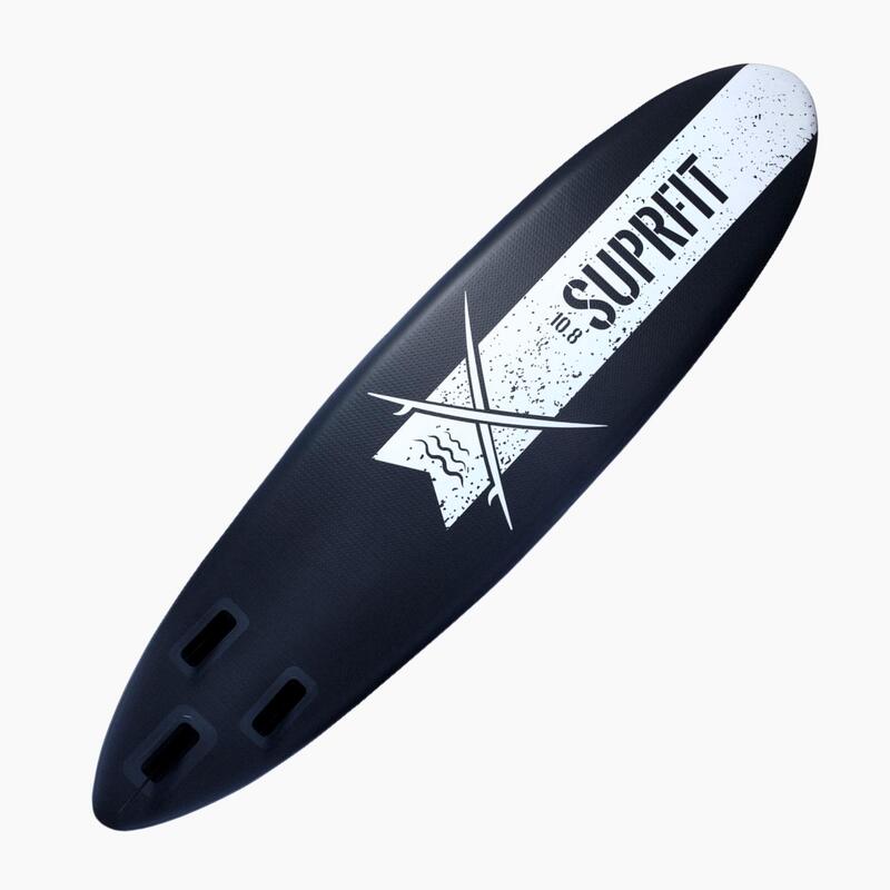 Set tavola SUP gonfiabile - Stand Up Paddle Touring 10'8 Lailani Nero