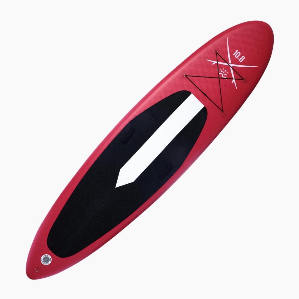 Zestaw deski SUP nadmuchiwanej -Touring Stand Up Paddle 10'8 Lailani Czerwony