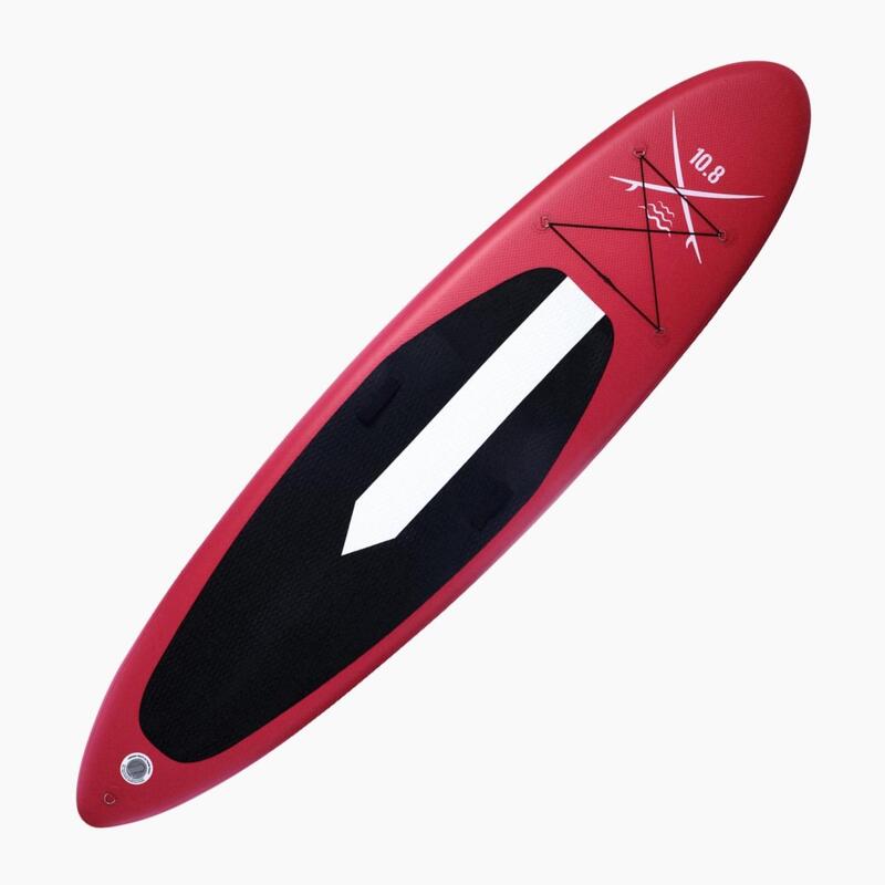 Zestaw deski SUP nadmuchiwanej -Touring Stand Up Paddle 10'8 Lailani Czerwony