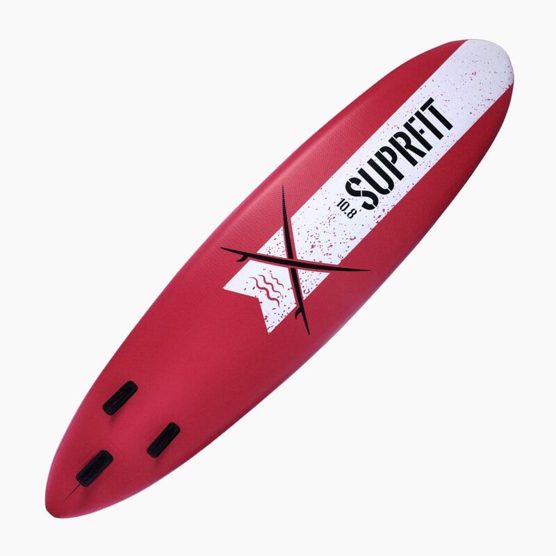 Zestaw deski SUP nadmuchiwanej -Touring Stand Up Paddle 10'8 Lailani Czerwony