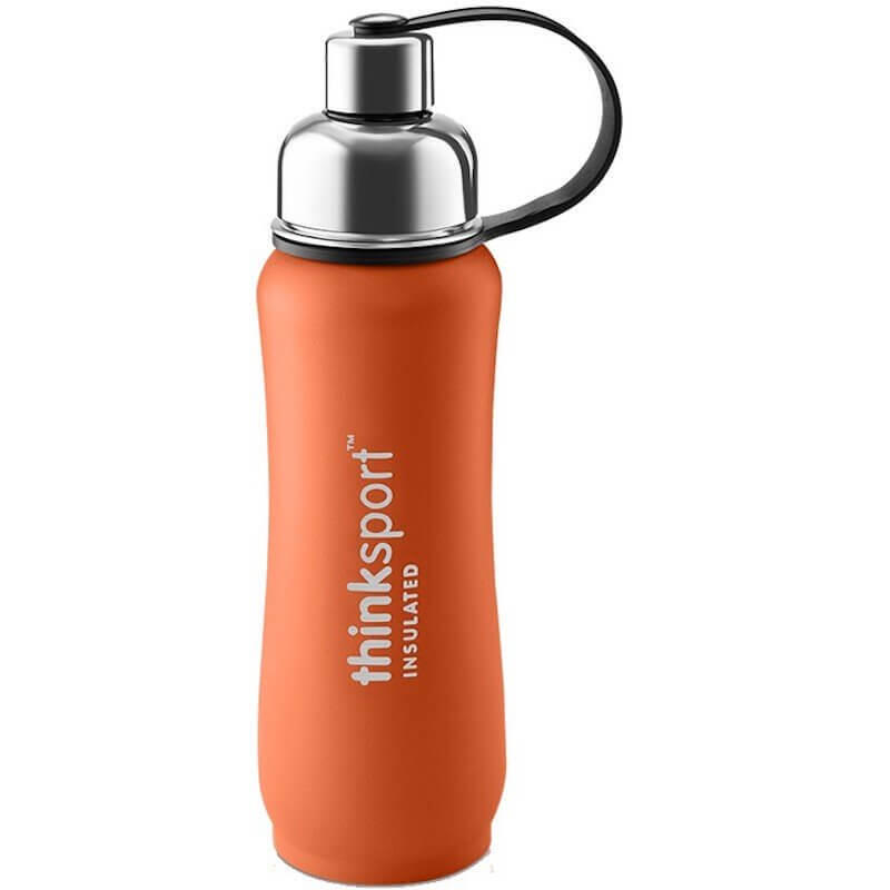 Insulated Sports Water Bottle 17oz (500ml) - Orange