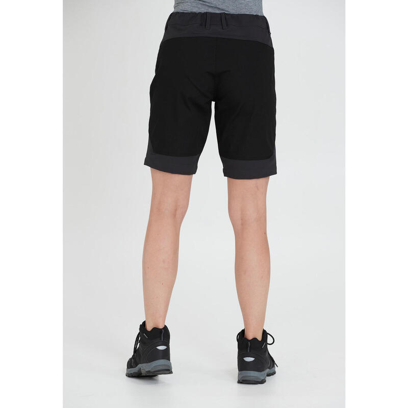 kurze Wanderhose Lara W Wandern/Outdoor/Trekking Damen Asphalt Atmungsaktiv