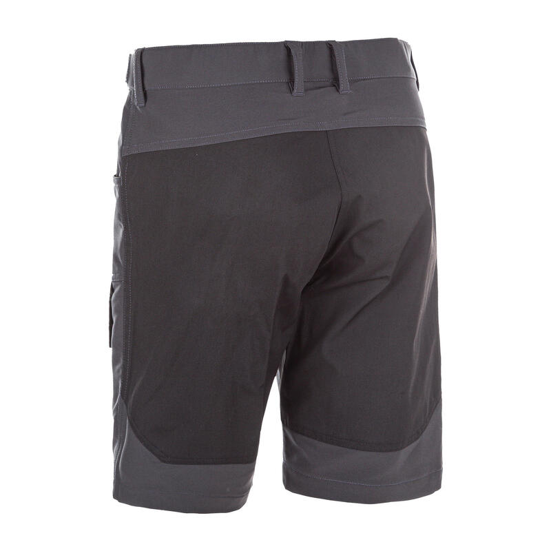 kurze Wanderhose Lara W Wandern/Outdoor/Trekking Damen Asphalt Atmungsaktiv
