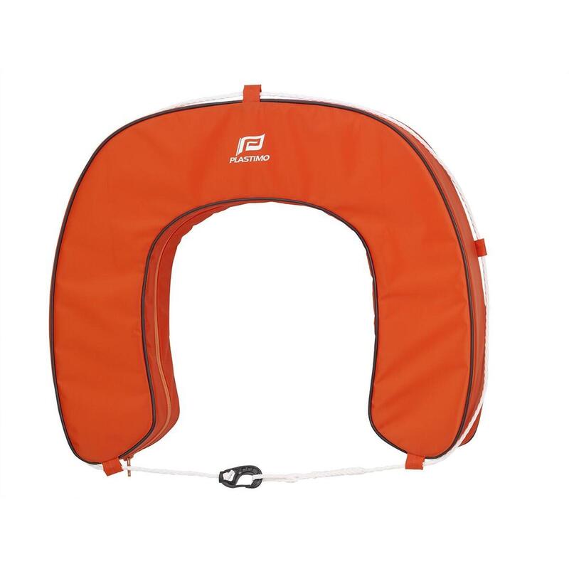 PLASTIMO HORSESHOE BUOY WITH REMOVABLE COVER