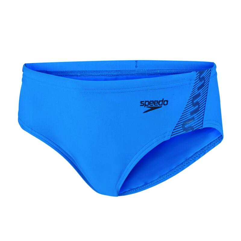 Slip inot baieti Speedo Monogram 6.5cm albastru/bleumarin