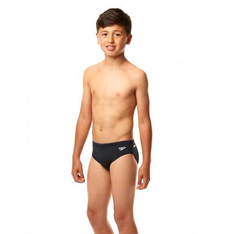 Slip inot Speedo pentru baieti Essential Endurance + 6.5 cm negru