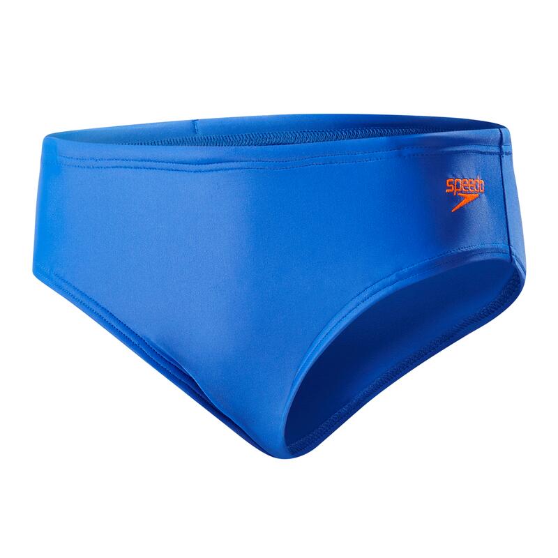 Slip baieti Speedo Essential logo albastru/ portocaliu